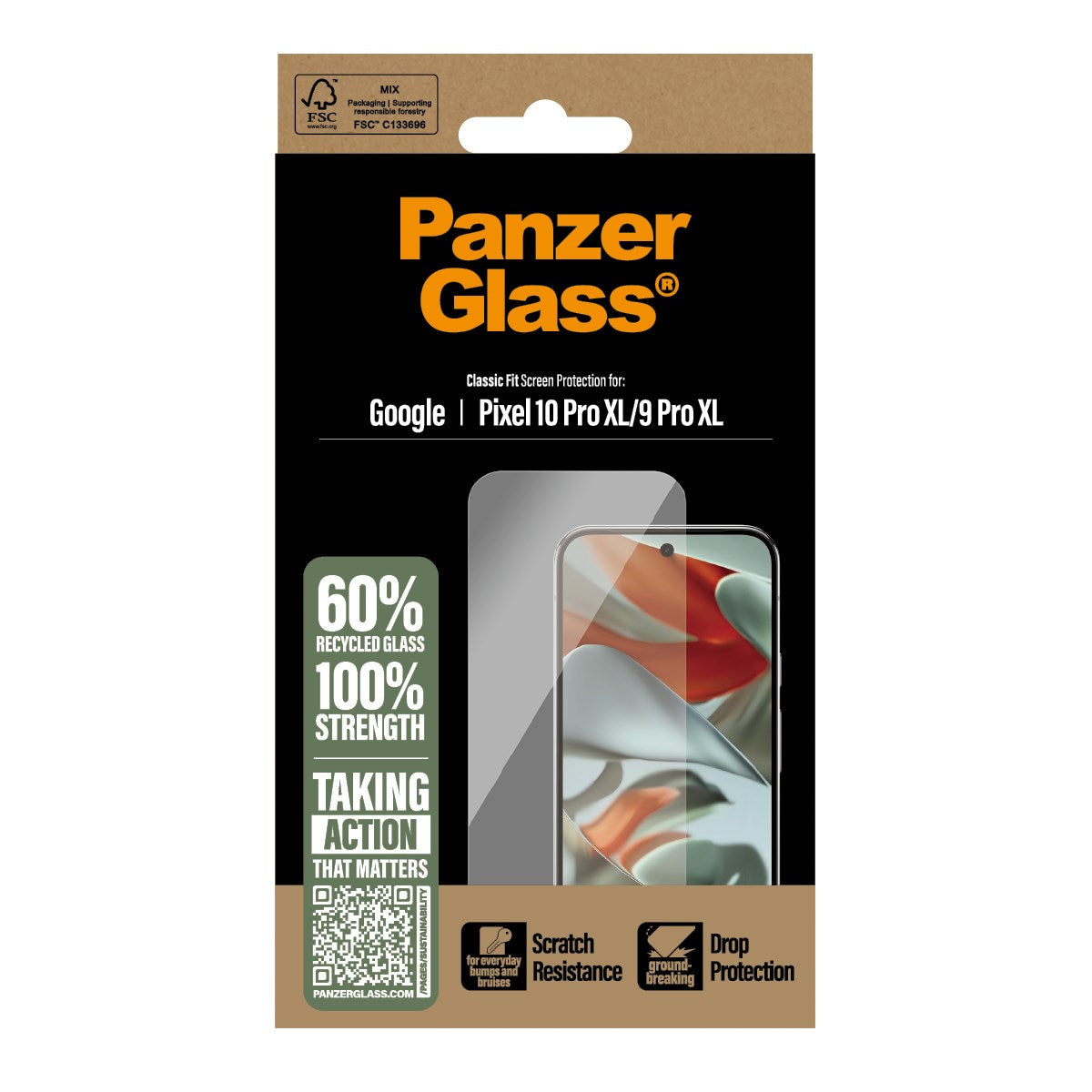 PanzerGlass® Displayschutz Google Pixel 10 Pro XL | 9 Pro XL | Classic Fit